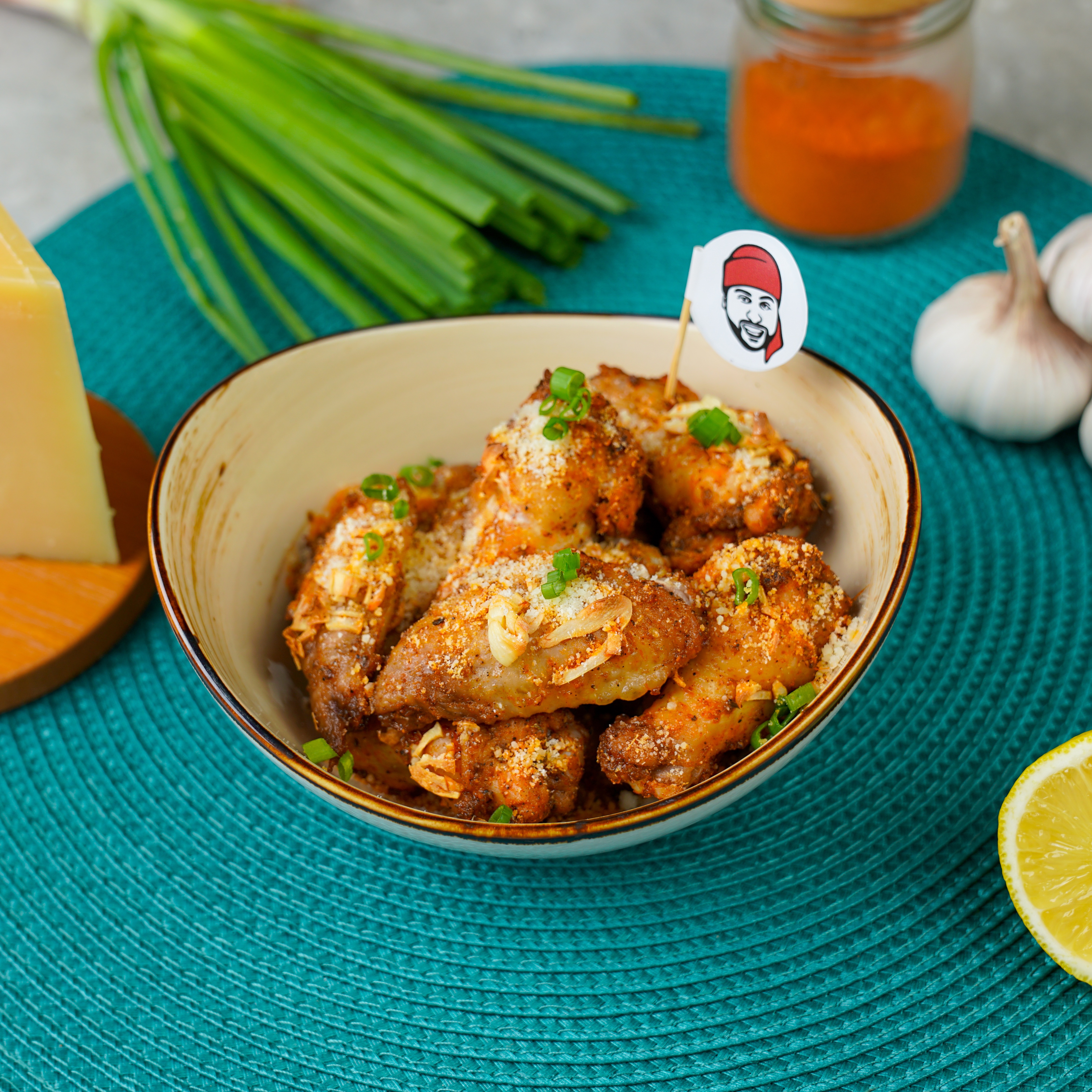 Crispy Garlic Parmesan Wings